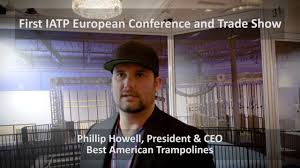 For fun with trampolines, a springfree, alleyoop or freejump trampoline would make a nice addition to your yard. First Iatp European Conference Trade Show Philip Howell Ceo Best American Trampolines Youtube