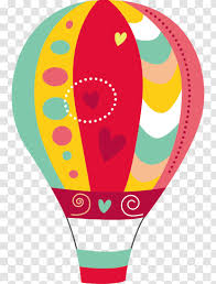 Illustration of a hot air balloon. Cartoon Drawing Illustration Illustrator Hot Air Balloon Decorative Pattern Transparent Png