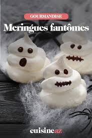 Meringues Fantomes Recette Meringue Cuisine Halloween Recette