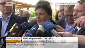 Parteitag Die Linke Statement Von Sahra Wagenknecht Zum Tortenwurf Am 28 05 2016 Youtube