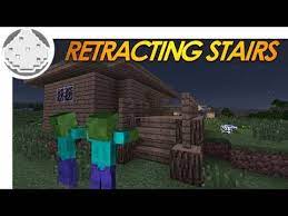 Minecraft Redstone Retracting Stairs How To Keep Zombies Out Of Your House Minecraft Reds Minecraft Redstone Creations Minecraft Redstone Minecraft Designs