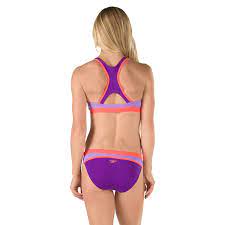 Perforated Two Piece Set Speedo Endurance Lite Speedo Usa Two Piece Speedo Gym Shorts Womens