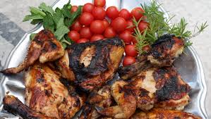 Place the chicken in a large dutch oven. Oven Baked Bbq Chicken Finished On The Grill