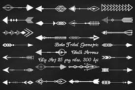Chalk Boho Tribal Arrow Clip Art Chalkboard Art Quotes Birthday Chalkboard Art Chalkboard Lettering