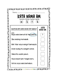 You can do the exercises online or download the worksheet as pdf. Latihan Kata Nama Am Dan Kata Nama Khas Docx