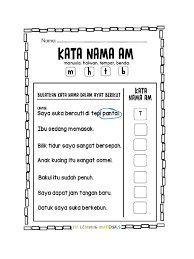 _ kelaskan kata nama am mengikut kumpulan yang betul ibu saya suri rumah nama murid itu rumah banglo rumah itu ialah ali. Latihan Kata Nama Am Dan Kata Nama Khas