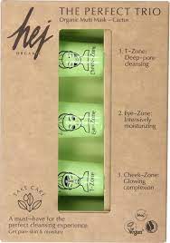 Leave on for optimal results or rinse off with warm water after 10 minutes. Hej Organic The Perfect Trio Organic Multi Mask Cactus 1 Set Ecco Verde Online Shop