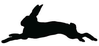 Hare and rabbit colorful animals collection. 20 Bunny Rabbit Silhouettes And Clip Art The Graphics Fairy