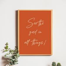 Maybe you would like to learn more about one of these? See The Good Quote Printminimalist Poster Burnt Orange Wall Etsy In 2021 Orange Wall Art Orange Aesthetic Orange Walls