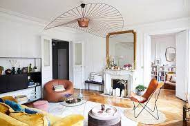 9 Tres Chic Parisian Inspired Crown Molding And Trim Ideas To Copy Hunker Parisian Apartment Decor Living Room Designs Apartment Decor
