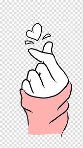 K Pop Hand Heart Korean Language Korean Food Transparent Background Png Clipart Cute Heart Drawings Heart Drawing Heart Hands Drawing
