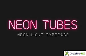 Discover a collection of logo templates including neon word templates, neon boxes and neon shaped logos tailored for you. Neon Tubes Light Font Dafont Free