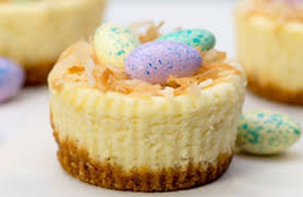 Recette Petits Gateaux Au Fromage De Paques Mini Cheesecake Recipes Easter Baking Mini Cheesecakes