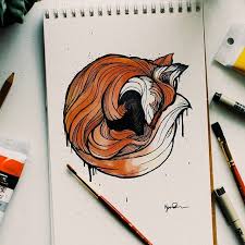 Loving Dad Creates One Animal Alphabet Letter A Day To Teach His Son The Alphabet Animal Alphabet Letters Art Inspiration Painting Fox Art