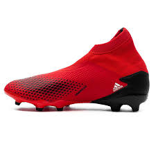 These laceless soccer cleats have a soft textile upper with a mid cut that supports your. Adidas Predator 20 3 Laceless Fg Ag Mutator Rot Weiss Schwarz Www Unisportstore De