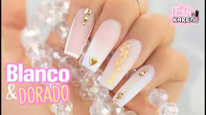 Uñas acrilicas diseño brillante pitahaya con efecto navaja. Unas Acrilicas Elegantes Varios Efectos Youtube