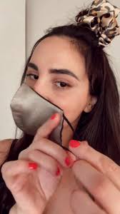 Chic Luxe silk-satin, adjustable ear loops, Acne, Fashion mask, Wedding,  Bride, Bridesmaid. nose-wire, FULL COVERAGE MASK, 3 layers