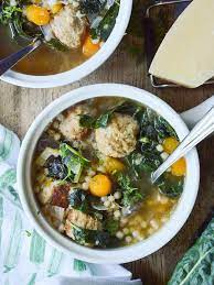 Red lentil, couscous, and sausage soup this fantastic soup recipe brings a variety of global flavors together into a dish that's sure to please. Italian Wedding Soup With Kale Sugar Dish Me