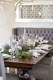 Winter White Snowflake Christmas Table Setting Home With Holliday Christmas Table Settings Christmas Home Christmas Table
