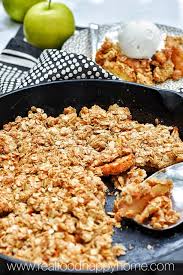 Whisk together splenda granulated sweetener, cinnamon, orange zest and orange juice in a large bowl; Healthy Apple Crisp Real Food Happy Home