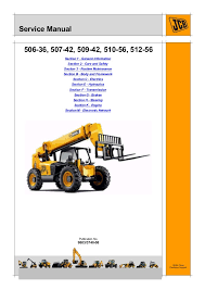 jcb 507 42 telescopic handler service repair manual