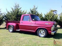A travel, trains and trailer theme. Ford F100 1968 Custom Hotrod Ute
