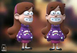 Free OBJ file Mabel from Gravity Falls 3d print model・Template to download  and 3D print・Cults