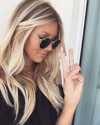 The best blonde hairstyles modeled by our favorite celebrities. Beautiful Blonde Light Caramel Root With Stunning Icy Blonde Chunky Highlights Forming A Balayage Hair Perfection In 2020 Hair Styles Long Hair Styles Hair Color