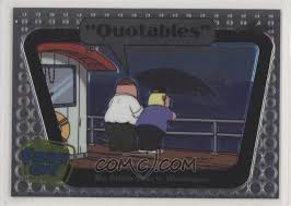 2011 Leaf Family Guy Seasons 3 5 Quotables Q01 Mr Griffin Goes To Washington