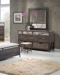 Adrianna Bed in Walnut Finish by Acme