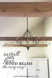 The Best And Easiest Diy Faux Wood Beams To Make Yourself Faux Wood Beams Fake Wood Beams Faux Beams