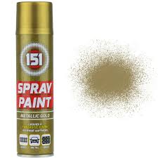 Did you scroll all this way to get facts about gold metal paint? 9 X 200ml 151 Metallic Gold Aerosol Paint Spray Cars Wood Metal Walls Graffiti Ebay