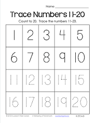 Ixl is easy online learning designed for busy parents. Free Printable Number Tracing Worksheets 11 20 Novocom Top