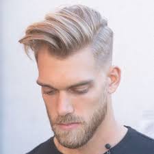 In fact, there are so many cool haircuts for blonde guys, including short, medium and strawberry blonde hair is another gorgeous hair color for guys. Blonde Fade Best Blonde Hairstyles For Men Hot Blonde Hair Guys With Cool Haircuts And St Side Swept Hairstyles Men Side Swept Hairstyles Beard Styles Short