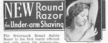 Top, sides, front, and back, says european wax. The History Of Female Hair Removal Women S Museum Of California