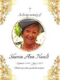 In loving memory of Sharon Ann Nault