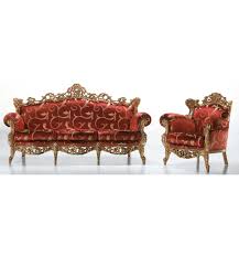 Puoi scegliere tra i materiali che più ti piacciono dal velluto, velluto a coste o diversi tipi di tessuto. Salotto Barocco Divano 2 Posti Da Cm 163 Art W361ns160