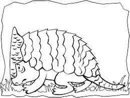 The armadillo is a unique creature. Armadillo Coloring Pages