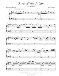 Download sheet music for yiruma. River Flows In You Yiruma Sheet Music Easy Piano Free Music Sheet Musicsheets Org