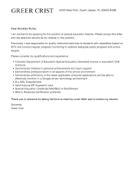 Special Education Teacher Cover Letter | Velvet Jobs