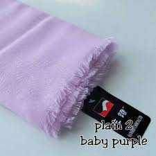 Beberapa waktu lalu model cantik baby margaretha berpose cantik dengan baju warna ungu. Shawl Premium Plain 2 Warna Baby Purple Shopee Indonesia