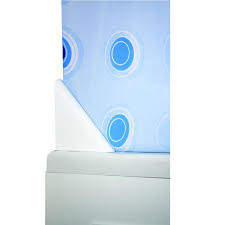 Croydex Shower Curtain Drip Guard Clip In White Minimizes Water Leakage Am160622yw Cool Shower Curtains Shower Curtain Clips Curtain Clips