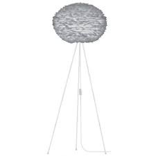 Traditionally styled anglepoise floor lamp in grey. Umage Light Grey Feather Eos Large White Tripod Floor Lamp Black By Design