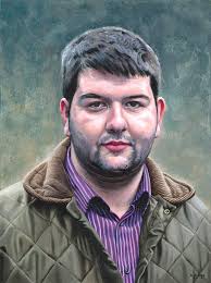 Two paintings I did of Wayne Acrylic