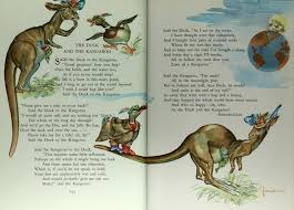 The Duck And The Kangaroo Illustrated By Bruno Frost For Childcraft Poems Of Early Childhood Kangaroo Poems Duck
