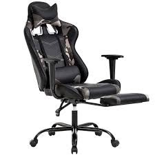 Gaming chair built especially for comfort, style, and support in all the right places, the bc3 camo gaming chair delivers the look and feel of a true gamer right to your room. Pc Gaming Chair Ergonomic Office Chair Desk Chair With Lumbar Support Headrest Arms Footrest Modern Task Rolling Swivel High Back Pu Leather Computer Chair For Women Adults Camo Walmart Com Walmart Com