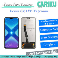 Shop official huawei phones, laptops, tablets, wearables, accessories and more from the official huawei malaysia online store. Huawei Honor 8x Original Lcd Touch Screen Replacement Cariku Shopee Malaysia
