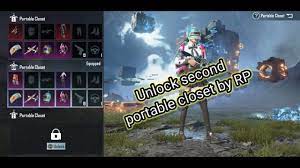 Tap on inventory and on the bottom left you will find the portable closet: How To Unlock Second Portable Closet By Rp In Pubg Mobile Youtube