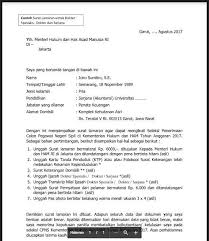 Format surat lamaran dan surat pernyataan seleksi penerimaan cpns provinsi dki jakarta tahun 2021. Contoh Surat Lamaran Cpns 2017 Jurnal Siswa