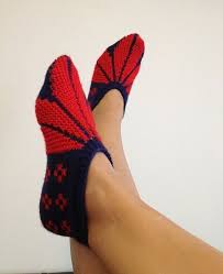 oklava isi patik yapimi crochet slippers knitting slippers knitted slippers